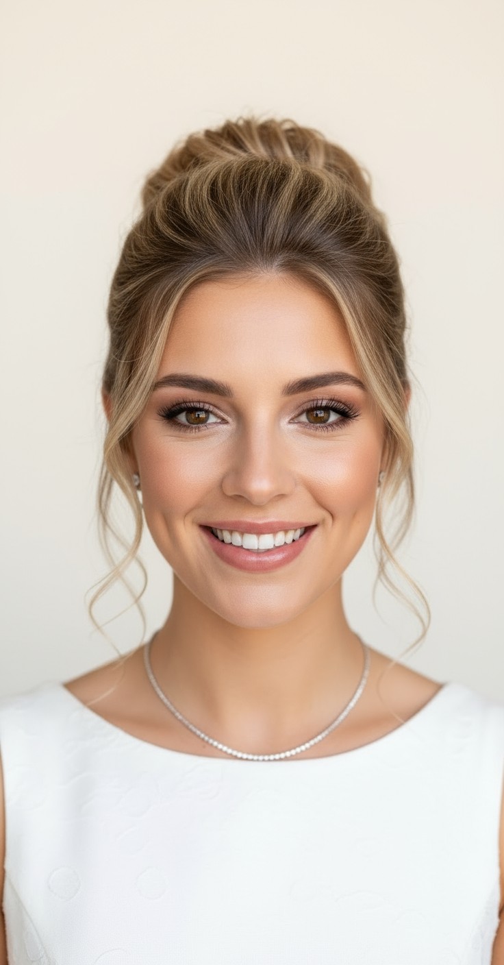 After Beehive Wedding Hair